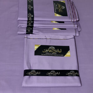 Smoky Lavender Premium Unstitched Men's Fabric Pakistani Wash & Wear