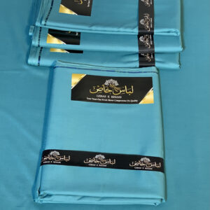 Ocean Teal Premium Unstitched Men's Fabric Pakistani Wash & Wear